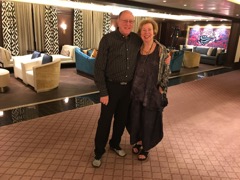 Bob & Sharon in Ship's lobby